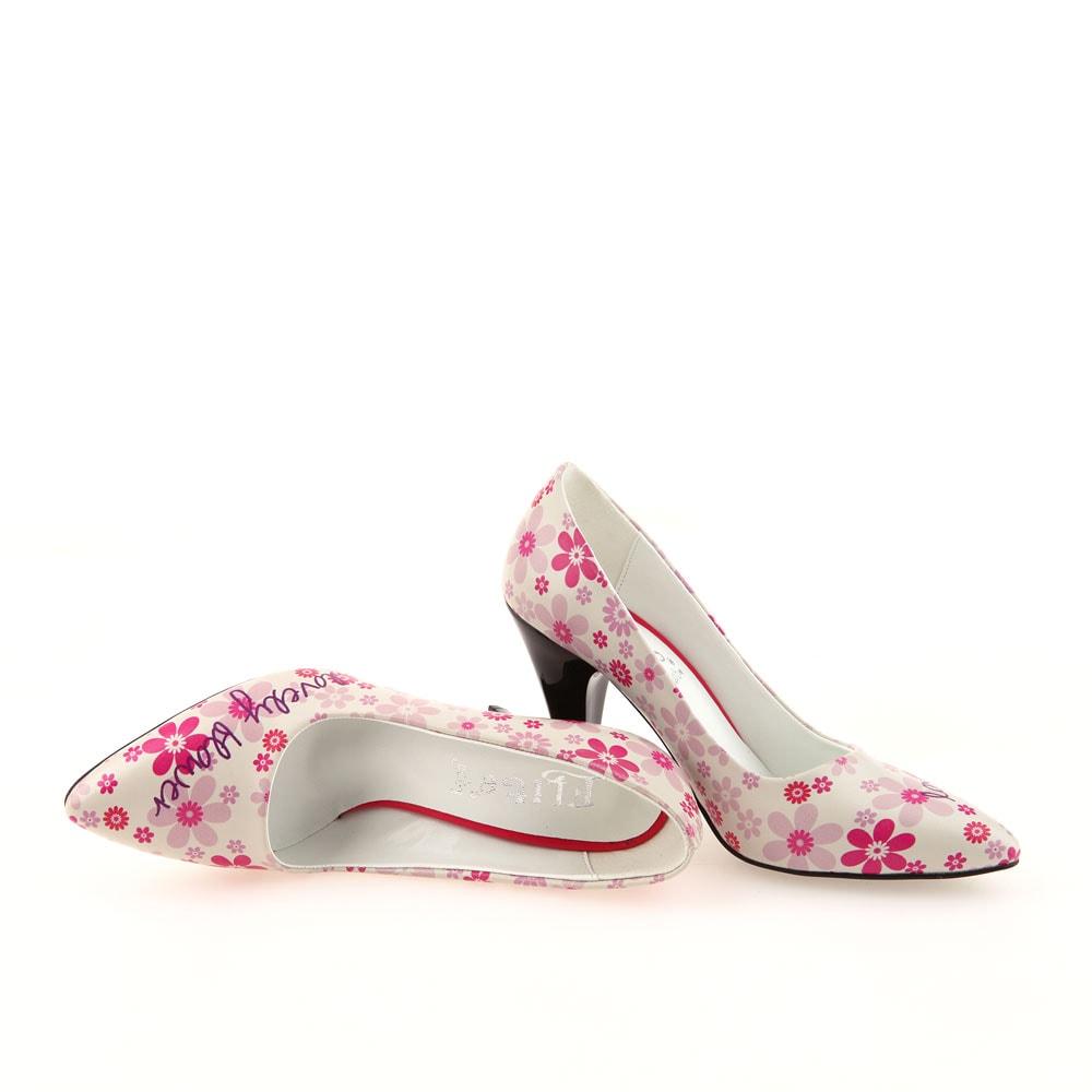 Lovely Flower Heel Shoes STL4001 (506276380704)