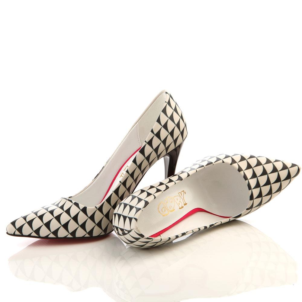 Pattern Heel Shoes STL4006 (506276511776)