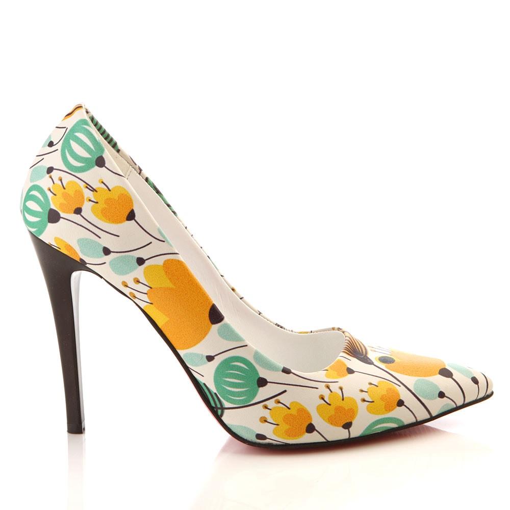 Flowers Heel Shoes STL4007 (506276577312)