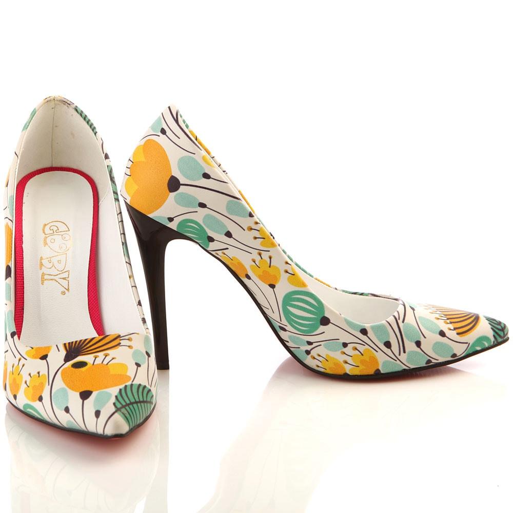 Flowers Heel Shoes STL4007 (506276577312)
