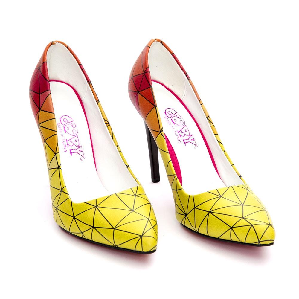 Pattern Heel Shoes STL4024 (506277068832)