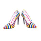 Colored Striped Heel Shoes STL4301 (506277134368)